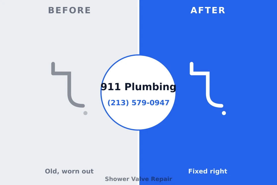 Before and after: plumbing company Jupiter, FL